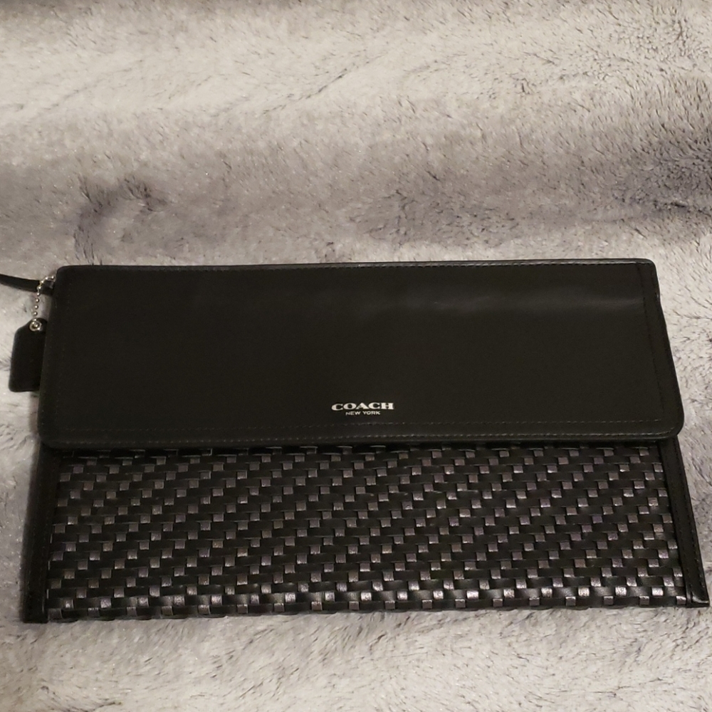 Coach Black Envelope/Wallet